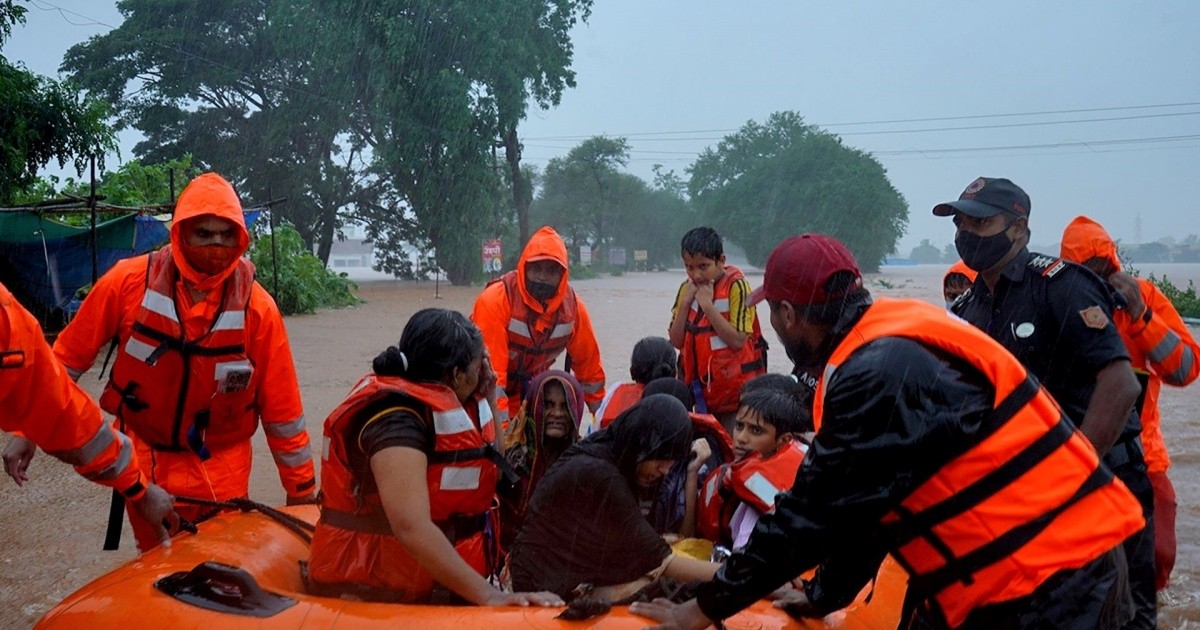 India: Monsoon rains caused at least 115 deaths and thousands of evacuees