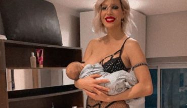 translated from Spanish: Noelia Marzol located those who criticized her for breastfeeding her son on television