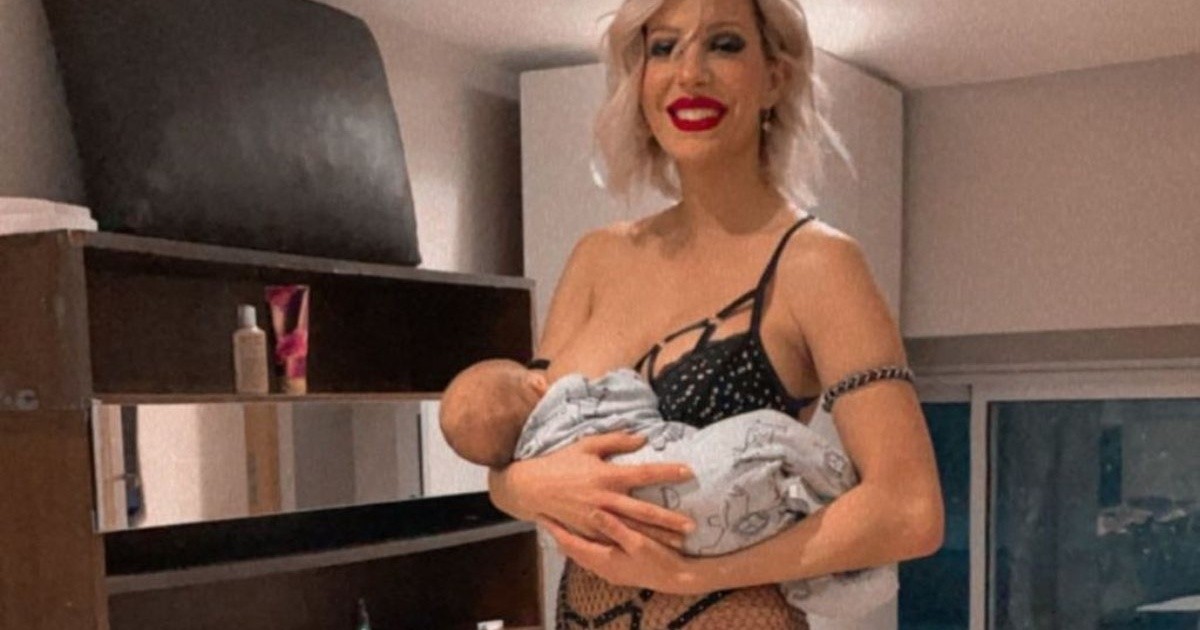 Noelia Marzol located those who criticized her for breastfeeding her son on television