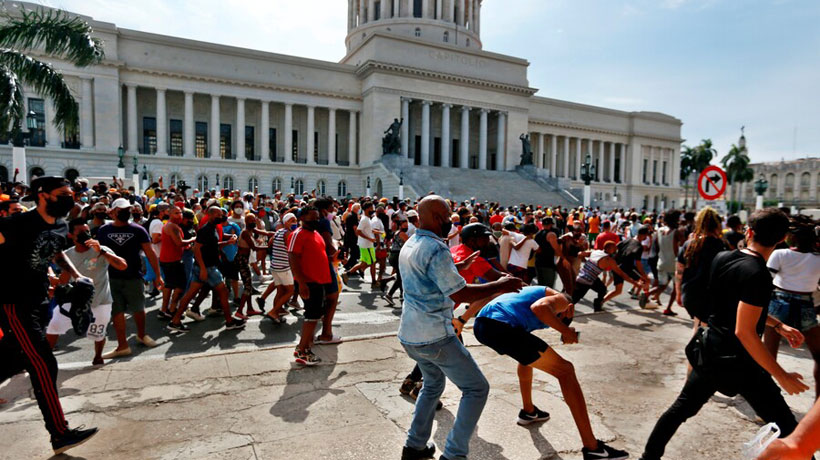 Protests in Cuba: The IACHR warned of "serious violations" of human rights.