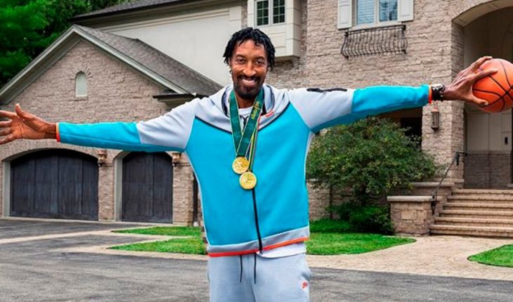 translated from Spanish: Scottie Pippen rents her mansion to watch the Tokyo Olympics