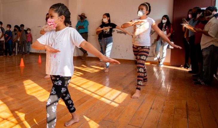 translated from Spanish: SeCultura Morelia, promoted community development through artistic workshops