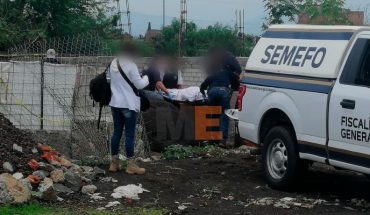 translated from Spanish: They find a lifeless man in the jardines de Santiaguito colony in Morelia