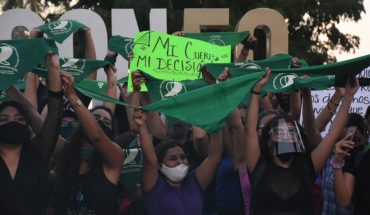 translated from Spanish: Veracruz approves the decriminalization of abortion up to 12 weeks