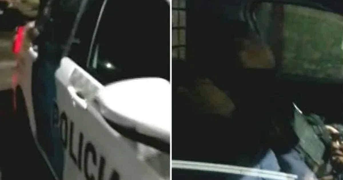 Video: he caught two policemen sleeping in the patrol car in Ituzaingó