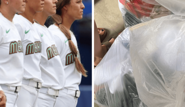 translated from Spanish: “We are proud to wear the colors of Mexico,” apologizes softball team