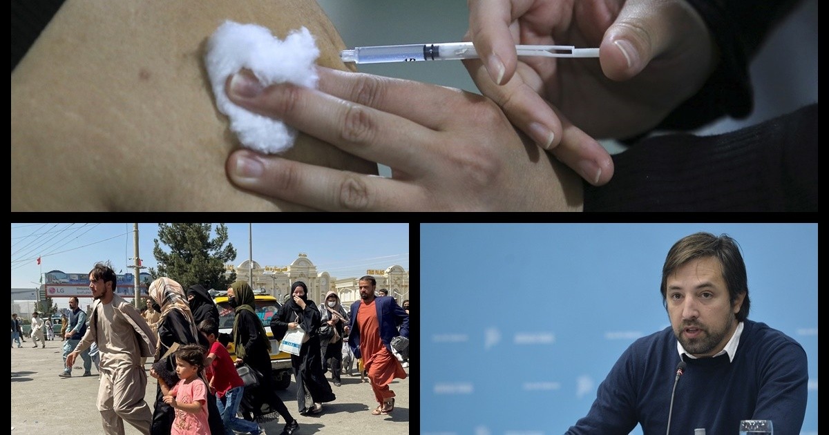 10 millones de personas con dos dosis de la vacuna; AF se responsabilizó por la cena en Olivos; Cancillería busca que argentinos salgan de Afganistán; "se está controlando" la variante Delta y mucho más...