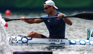 Agustín Vernice tuvo un gran debut olímpico y finalizó 8° en K1 1000