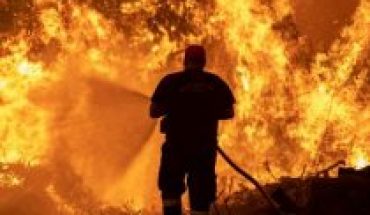 Bomberos en lucha “cuerpo a cuerpo” contra incendio en isla griega de Eubea