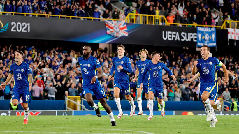 Chelsea derrotó al Villarreal en los penales y se alzó con la Supercopa de Europa