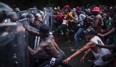 INM y Guardia Nacional intentan bloquear nueva caravana en Chiapas