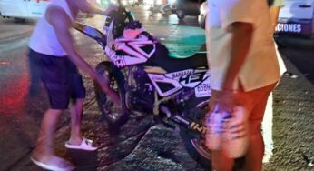 Motociclistas son arrollados por carro en Mazatlán, Sinaloa
