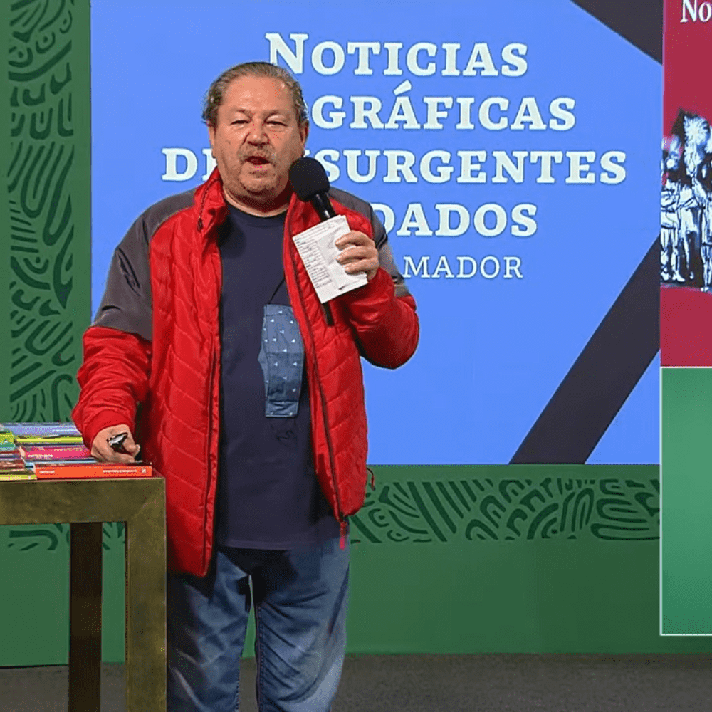 Paco Ignacio Taibo presenta colección de libros