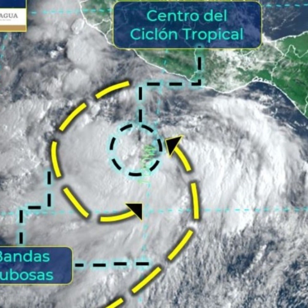 Tormenta tropical Nora se acerca a las costas de Colima