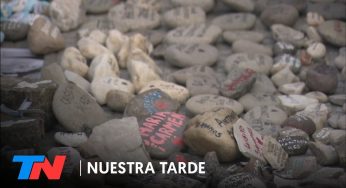 Video: La marcha de las piedras por las víctimas del Covid-19 en la Argentina