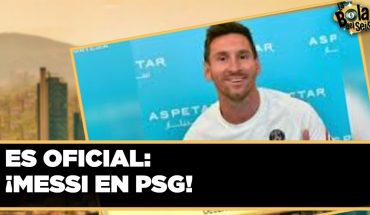 Video: Messi es presentado por el PSG | La Bola del 6