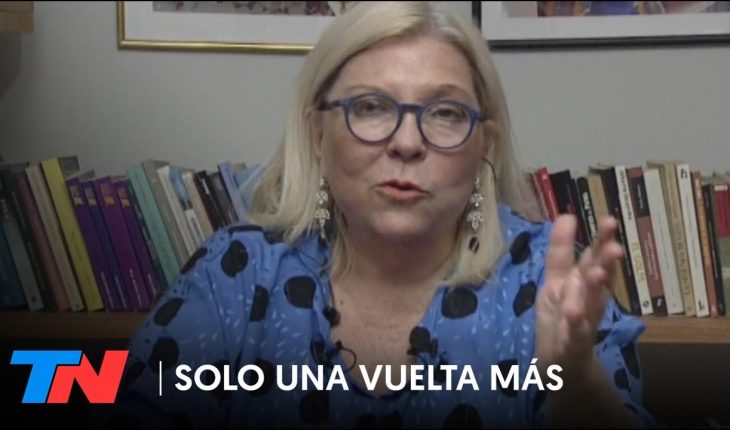 Video: "SI VOTAMOS A CHANTAS, ¿QUÉ QUIEREN QUE TENGAMOS, ESTADISTAS?" | Elisa Carrió en SOLO UNA VUELTA MÁS