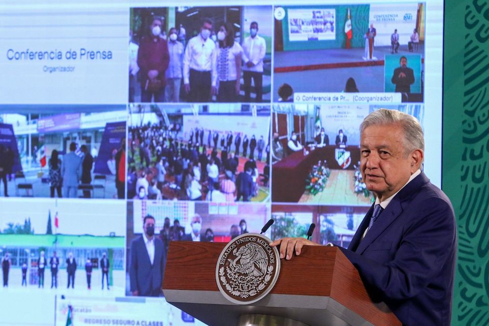 A child may be infected, but it can be isolated, it is taken care of: AMLO