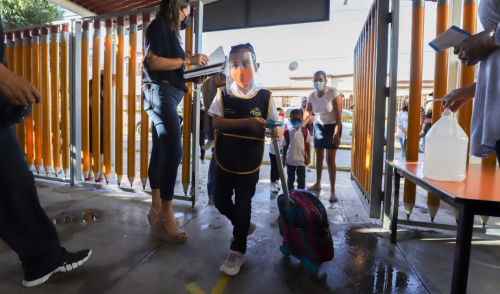 translated from Spanish: Coahuila records 80% attendance on first day back to school