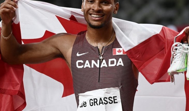translated from Spanish: De Grasse succeeds Bolt as the king of the 200-meter dash