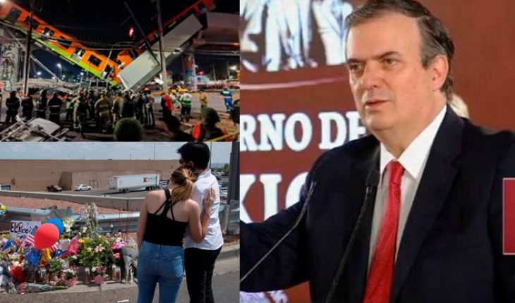 translated from Spanish: Marcelo Ebrard is asked to visit El Paso, Texas to visit relatives of tragedy and not Line 12