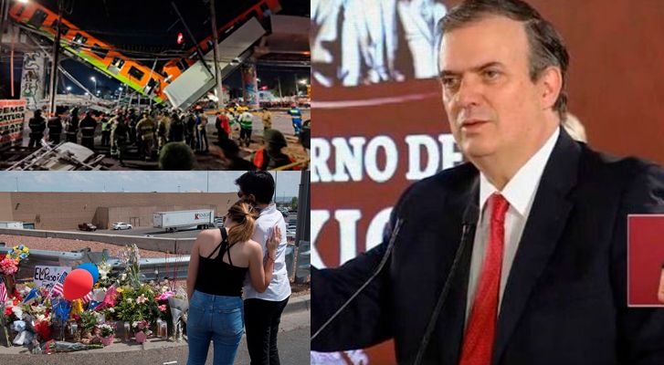 Marcelo Ebrard is asked to visit El Paso, Texas to visit relatives of tragedy and not Line 12