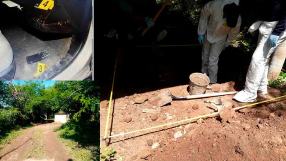 Nine bodies located in graves in Villa de Álvarez, Colima