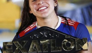 translated from Spanish: Norma Palafox wins the 5th edition of Exatlón Usa