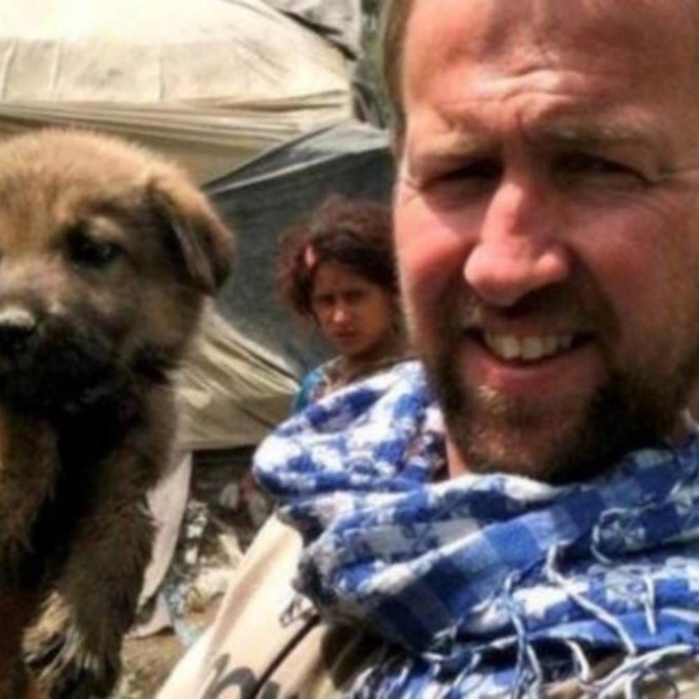 Paul Farthing with his dogs evacuate Afghanistan is authorized