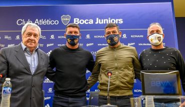 translated from Spanish: Sebastián Battaglia was introduced as boca’s new coach