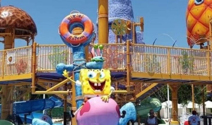 translated from Spanish: SpongeBob arrives in the Riviera Maya with first Nickelodeon resort