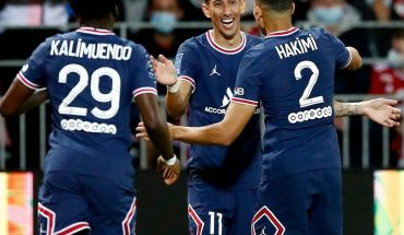 translated from Spanish: With a goal from Di Maria, PSG defeated Brest and still have a perfect score.
