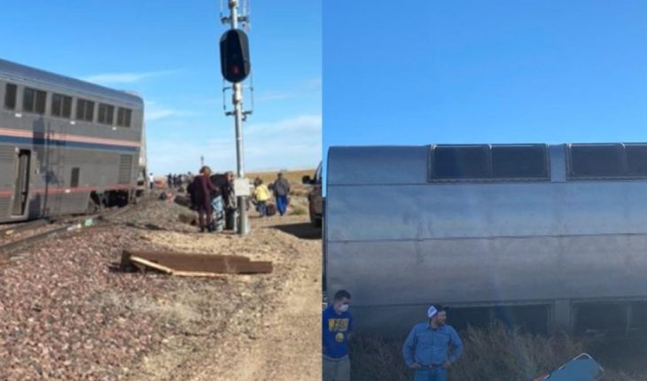 3 personas murieron ras descarrilarse tren en Montana, USA