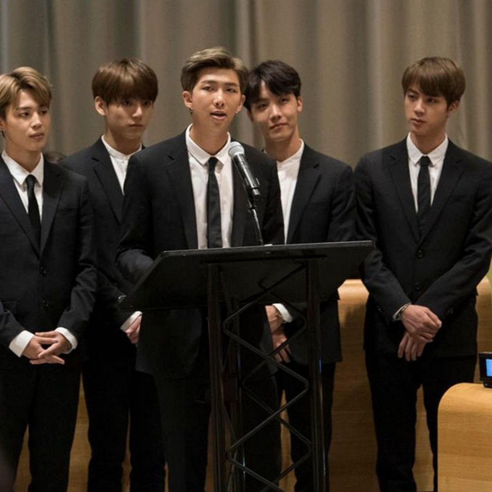 Así fue el primer discurso que dio RM de BTS en la ONU