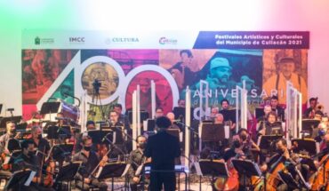 Concluyen festejos a Culiacán con un concierto en vivo de la Ossla