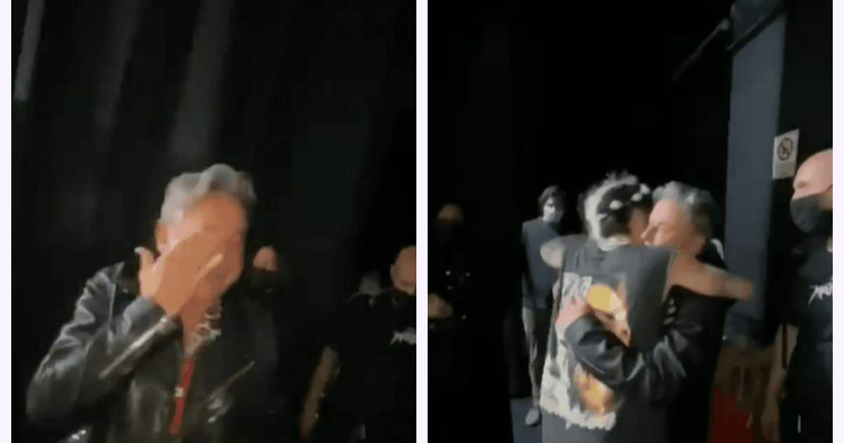 La emoción de Ricardo Montaner tras un show de Mau & Ricky