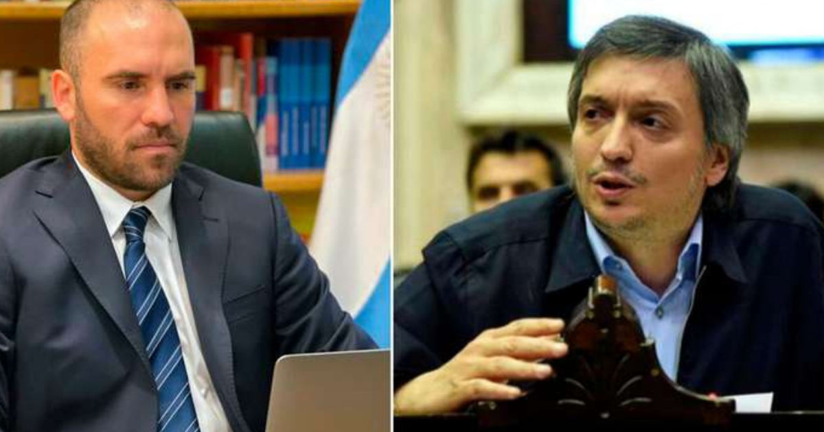 Máximo Kirchner criticó a Martín Guzmán por los recortes presupuestarios