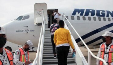 México inicia vuelos de ‘repatriación voluntaria’ de migrantes haitianos