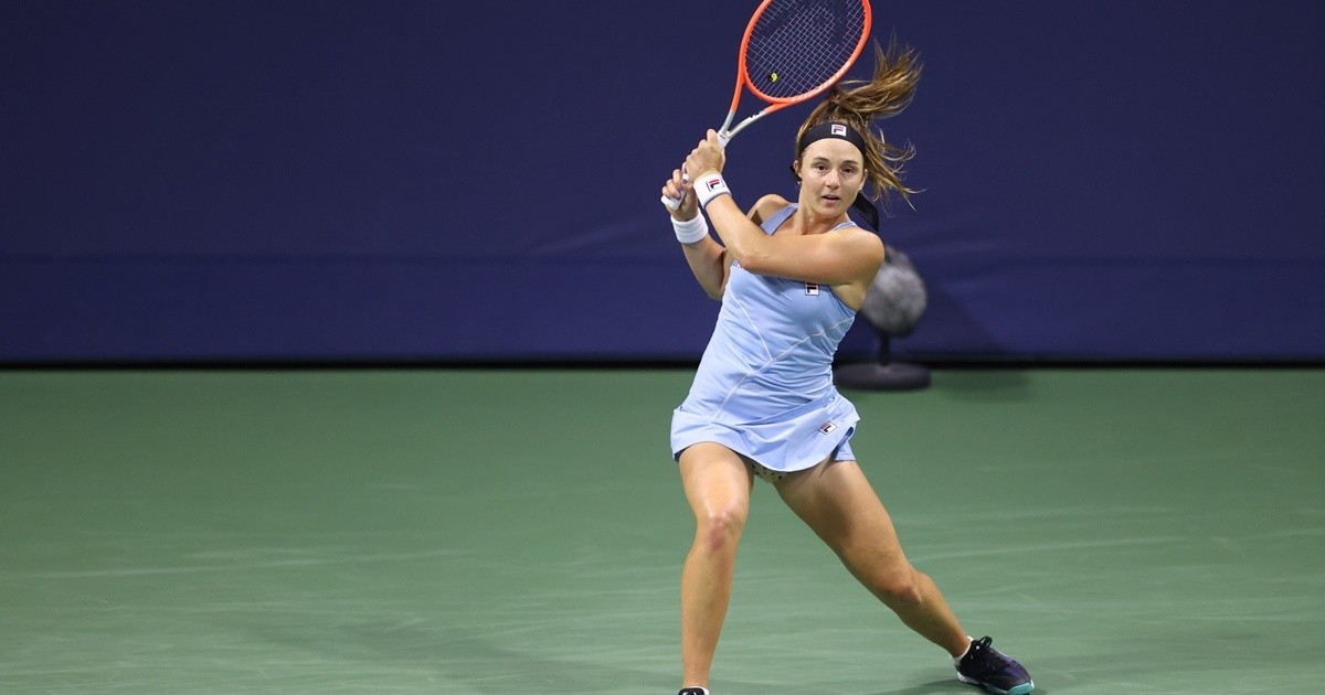 Nadia Podoroska se despidió en la primera ronda del US Open