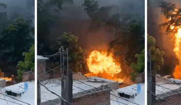 VIDEO. Captan momento exacto de explosión de pipa de gas en Culiacán