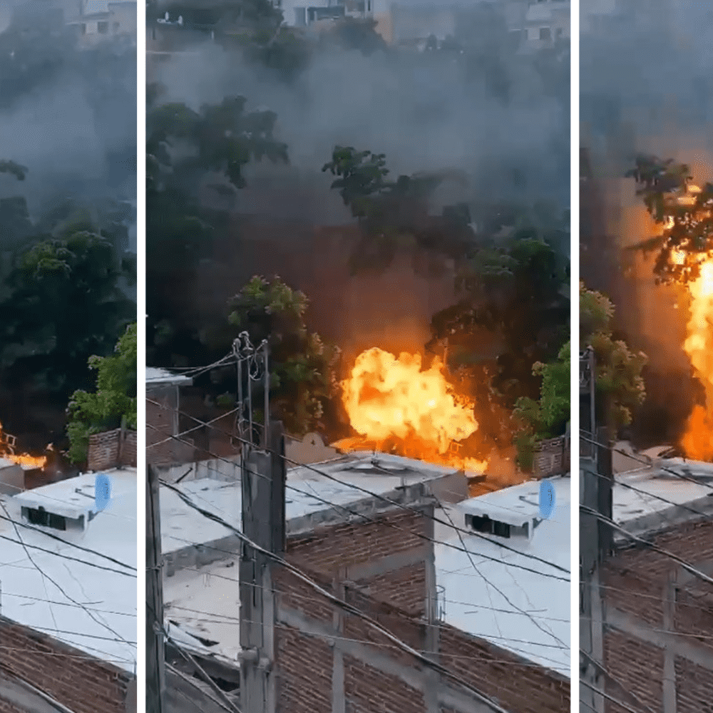 VIDEO. Captan momento exacto de explosión de pipa de gas en Culiacán