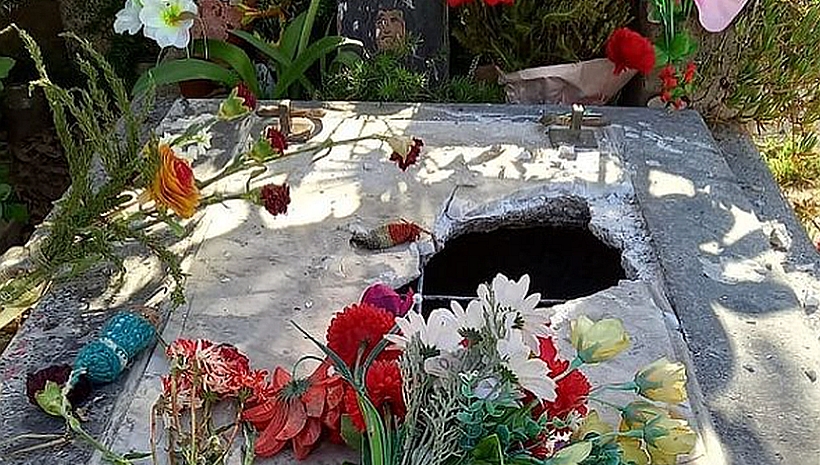 Vandalizan tumba de Víctor Jara en el Cementerio General