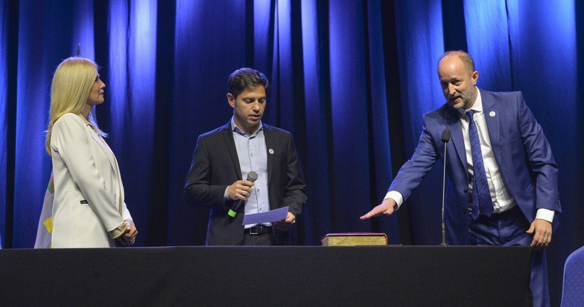 A day after Fernandez, Kicillof took the oath of office to his new cabinet.