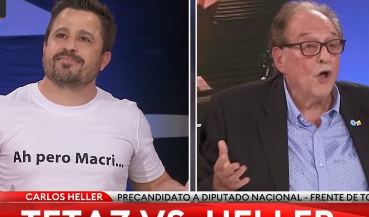 translated from Spanish: “Ah, but Macri”: the shirt with which Martín Tetaz chicaneó Carlos Heller