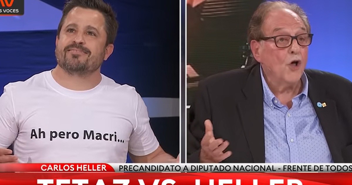 "Ah, but Macri": the shirt with which Martín Tetaz chicaneó Carlos Heller