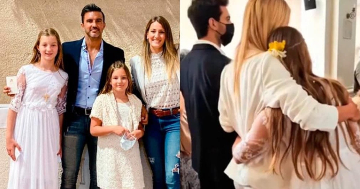 Cubero and Nicole Neumann reunited with their partners in a Communion