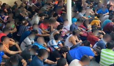 INM rescues 327 migrants crammed into a house in Cadereyta