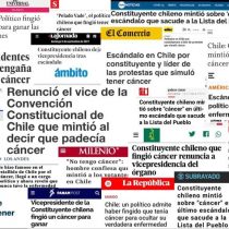 International media echo the false cancer of the conventional Rodrigo Rojas Vade