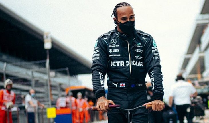 translated from Spanish: Lewis Hamilton makes history after reaching his 100th victory in Formula 1 after winning the Russian GP