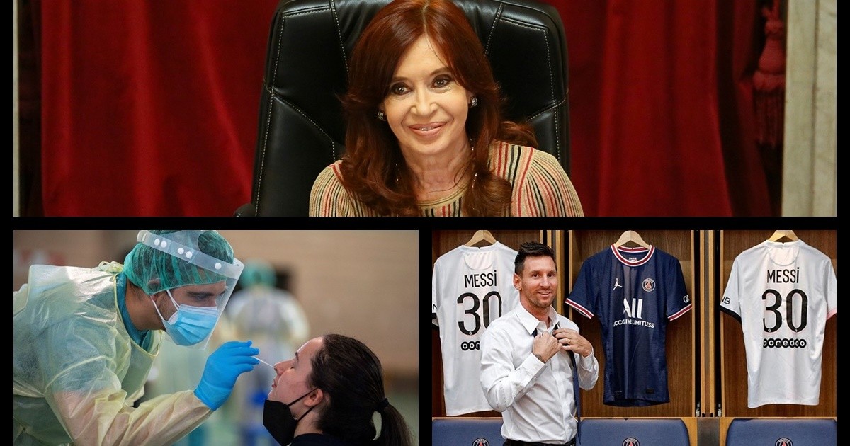Messi debuts; CFK called for the union between pro-life and pro-abortion; Delta Variant in Cordoba; Preceptor's Day and much more...